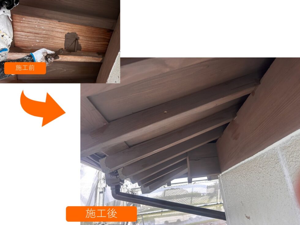 屋根塗装・外壁塗装・雨樋塗装の施工事例