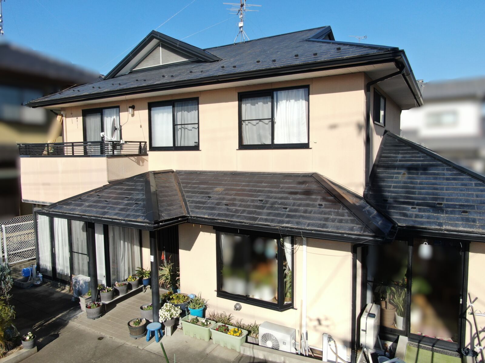 屋根外壁塗装｜いわき市中央台｜K様邸